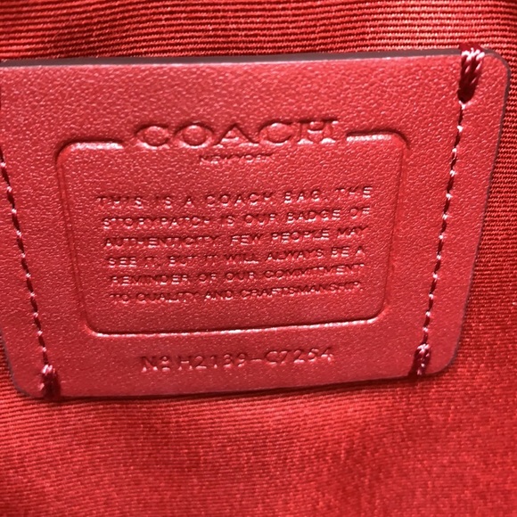 NWT COACH Zip Top Tote In Signature Canvas With Ornament Print Brown /Black Mult - Picture 15 of 16